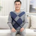 Bulk Clearance Spring Autumn Middle-aged Men's Loose Knit Sweaters, Chinese Clothing Stock Lots For Wholesale Export - Image 2