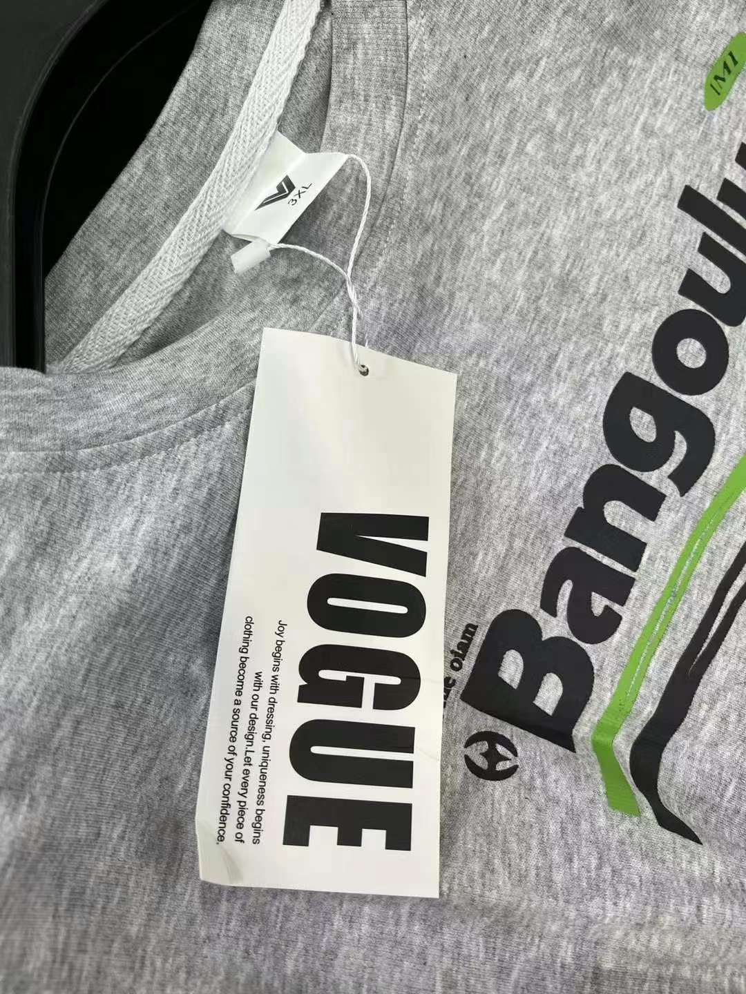 VOGUE Brand Trendy Men's Crewneck Sweatshirts Bulk Chinese Clothing Stock Lots Wholesale - Image 2