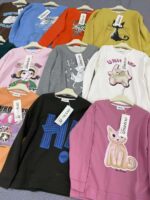 Spring American Style Lazy Crewneck Sweatshirts Women Bulk Chinese Clothing Stock Lots Wholesale - Image 8