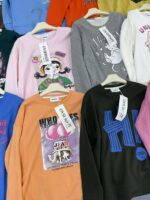 Spring American Style Lazy Crewneck Sweatshirts Women Bulk Chinese Clothing Stock Lots Wholesale - Image 6