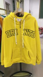 Flash Sale 500pcs Bulk Lot: Cotton Fleece Lined Zip Up Double Hood Hoodies, Quality Stock Clothing Wholesale Export - Image 6