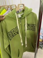 Flash Clearance Sale: 500pcs Cotton Double Hood Zipper Fleece Hoodies Chinese Clothing Stock Lots Wholesale - Image 6