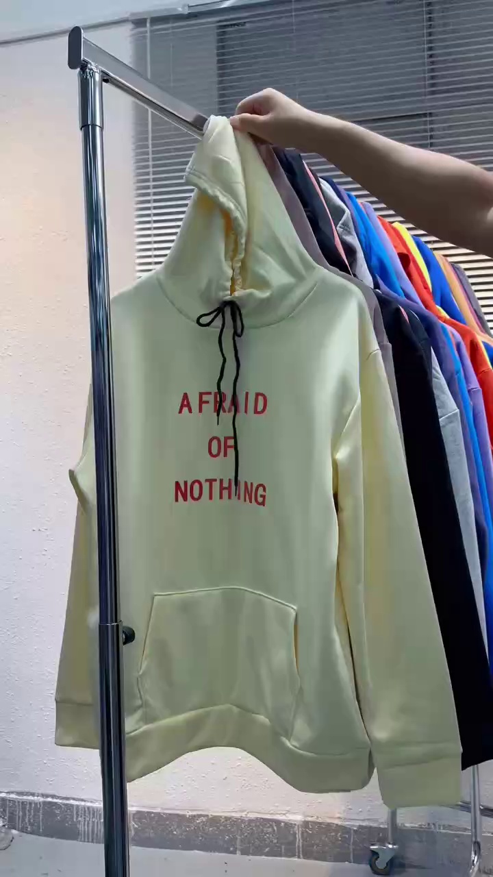 New Print Unisex Cotton Fleece Lined Hoodies Bulk Clearance Chinese Clothing Stock Wholesale - Image 1