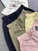 Plus Size Women's Summer Lightweight High Waist Wide Leg Banana Pants Bulk Clothing Stock Wholesale Export - Image 3