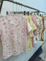 Bulk Wholesale 1200 Sets Women's Summer 2-Piece Cloud Cotton Pajama Set Chinese Clothing Stock Lots - Image 9