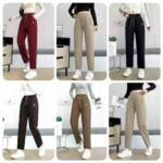 Clearance: 5000pcs Embroidered Letter Modal Cotton Straight Casual Sports Pants For Middle-Aged Elderly, Wholesale Stock Clothing Export - Image 9