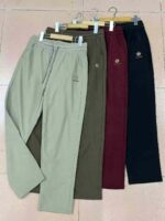 Clearance: 5000pcs Embroidered Letter Modal Cotton Straight Casual Sports Pants For Middle-Aged Elderly, Wholesale Stock Clothing Export - Image 6