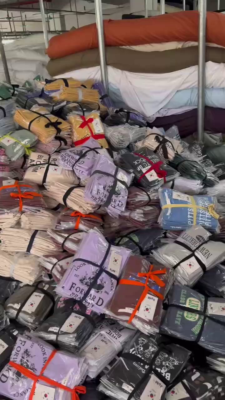 Hot Selling Korean Label Sexy Girls Cotton Short Sleeve T-shirts | Bulk Clearance Chinese Clothing Stock Ready To Ship - Image 1