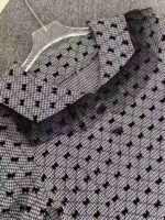 French Retro Elegant Tweed Style Slim Fit Short Sleeve POLO Collar Petite Dress, 364pcs Bulk Clothing Stock - Image 4