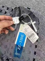 French Retro Elegant Tweed Style Slim Fit Short Sleeve POLO Collar Petite Dress, 364pcs Bulk Clothing Stock - Image 2