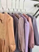 High Quality Hangzhou Satin Midi Dress | New Summer Loose V-neck Dress | Bulk Chinese Clothing Stock For Wholesale Export - Image 5