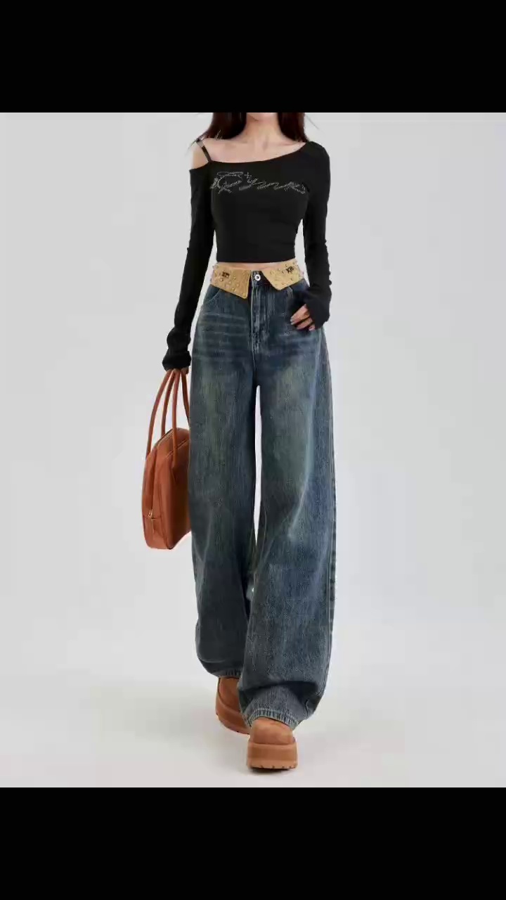 Ready Stock New Mixed Brand Jeans Bulk Wholesale Chinese Clothing Stock Lots - Image 1