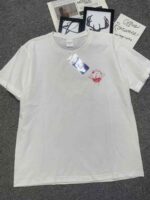 Women's Pure Cotton Short Sleeve Summer T-Shirts Loose Solid White Bulk Wholesale Full Clearance 9.3 CNY/pc - Image 5