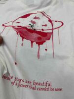 Women's Pure Cotton Short Sleeve Summer T-Shirts Loose Solid White Bulk Wholesale Full Clearance 9.3 CNY/pc - Image 2