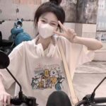 1680 Pcs Bulk 210g Pure Cotton Women's Cartoon Print Loose Short Sleeve T-Shirts Chinese Clothing Stock Lots Wholesale - Image 6