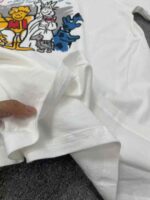 1680 Pcs Bulk 210g Pure Cotton Women's Cartoon Print Loose Short Sleeve T-Shirts Chinese Clothing Stock Lots Wholesale - Image 2