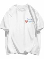 Bulk Wholesale 1800pcs Pure Cotton Loose Niche Japanese Women's Short Sleeve T-Shirts Solid White Stock Lot - Image 9