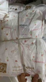 Special Price Cloud Cotton Loungewear Chinese Clothing Stock Lot For Wholesale - Image 6