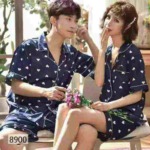 5000 Sets Clearance Women's Summer Faux Silk Short Sleeve 2-Piece Pajama Set Plus Size M-XXL Bulk Stock - Image 9