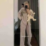 New Arrival Autumn Loungewear Sets With Built-in Bra Pads 3 Sizes Clothing Stock Lot - Image 6