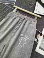 Bulk Clearance Unisex Casual Grey Cotton Terry Sweatpants Men's Versatile Cuffed Sports Joggers - Image 5