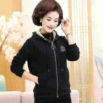 Clearance Bulk Wholesale Unisex Winter Cotton Embroidered Zipper Sherpa Fleece Zip-up Hoodie Jacket - Image 9