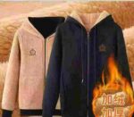 Clearance Bulk Wholesale Unisex Winter Cotton Embroidered Zipper Sherpa Fleece Zip-up Hoodie Jacket - Image 6