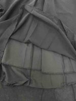 European Style Black V Neck Hollow Out Loose Half Sleeve Chiffon Lace Blouse Women Bulk Stock Wholesale Clearance - Image 2