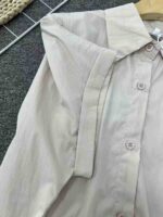 Women's New Summer 100% Cotton Loose Short Sleeve Shirts Office Commuter Bulk Stock Wholesale - Image 2