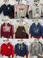 Full Clearance 200PCS Mixed Kids Sherpa Fleece Sweatshirts Chinese Clothing Stock Lots - Image 4