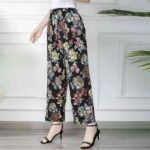 Bulk Clearance 10000PCS Summer Ice Silk Elastic Waist Mom Pants For Middle-Aged & Elderly Women - Image 6