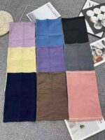 Bulk Wholesale Solid High Elastic Thick Premium German Velvet Multifunctional Neck Gaiter For Outdoor Cycling Hiking Skiing Stock Lot - Image 4