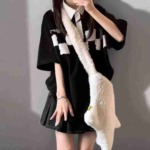 About 280 Pcs High Quality Pure Cotton Summer Loose Branded Short Sleeve Polo Shirts Bulk Stock Clearance Wholesale - Image 1