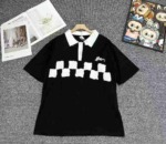 About 280 Pcs High Quality Pure Cotton Summer Loose Branded Short Sleeve Polo Shirts Bulk Stock Clearance Wholesale - Image 7