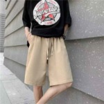 606 Pieces 100% Cotton Vintage Solid Loose Unisex 5-inch Cargo Casual Shorts Bulk Stock Clearance - Image 6