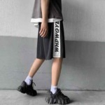 522 Pcs Wholesale Men's 2025 New Hollow Breathable Ice Silk Baggy Knee-Length Beach Sports Shorts - Image 8