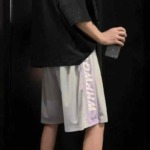 522 Pcs Wholesale Men's 2025 New Hollow Breathable Ice Silk Baggy Knee-Length Beach Sports Shorts - Image 6