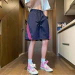 Unisex American Colorblock 3-Stripe Quick Dry 5-inch Casual Beach Shorts, About 800 Pcs Bulk Stock - Image 5