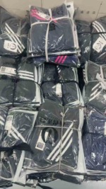 Unisex American Colorblock 3-Stripe Quick Dry 5-inch Casual Beach Shorts, About 800 Pcs Bulk Stock - Image 2