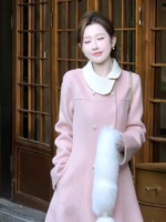 108 Pcs Korean Style Women's Winter Thick Mid-length Wool Overcoats Whole Clearance Super Low Price - Image 8