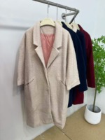 108 Pcs Korean Style Women's Winter Thick Mid-length Wool Overcoats Whole Clearance Super Low Price - Image 6