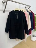 108 Pcs Korean Style Women's Winter Thick Mid-length Wool Overcoats Whole Clearance Super Low Price - Image 5