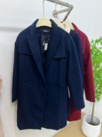 108 Pcs Korean Style Women's Winter Thick Mid-length Wool Overcoats Whole Clearance Super Low Price - Image 4