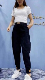 65 Pcs Women's Loose High Waist Harem Jogger Pants 2026 Spring New Casual Pants, Size M-XL, Clean With Independent Packaging - Image 6