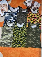 About 1100 Pcs 2026 Summer Camouflage Pure Cotton Women's Breathable Stretchy Tank Top Bulk Stock - Image 2