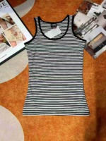 About 3700 Pieces Korean Style Cotton Striped Women's Summer Sleeveless Slim Fit Tank Top Stock Lot - Image 4