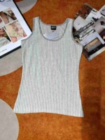 About 3700 Pieces Korean Style Cotton Striped Women's Summer Sleeveless Slim Fit Tank Top Stock Lot - Image 3