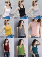 About 2300 Pcs Plain 100% Cotton Women Tank Tops 2026 New Style Sizes S-XXL With Tags Individual Packaging - Image 9