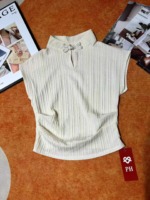 2407 Pieces New Chinese Style Cotton Linen Short Sleeve Blouse for Women 2026 Summer Vintage Frog Button Top for Mamian Skirt - Image 4