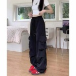 Women's High Waist Wide Leg Quick Dry Cargo Pants 400PCS - Bulk Stock Clearance Wholesale - Image 9